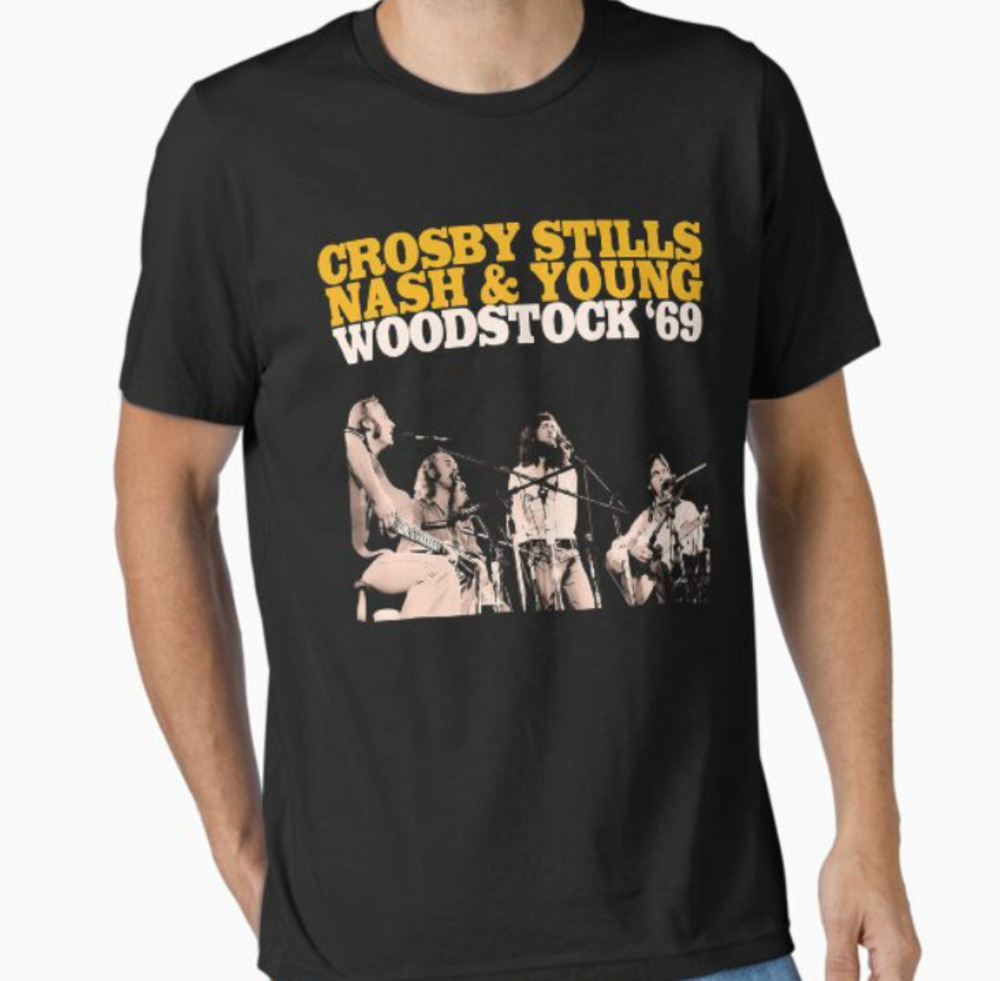 Stephen Stills T-Shirts Black